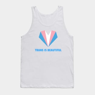 Trans Is Beautiful Heart Tank Top